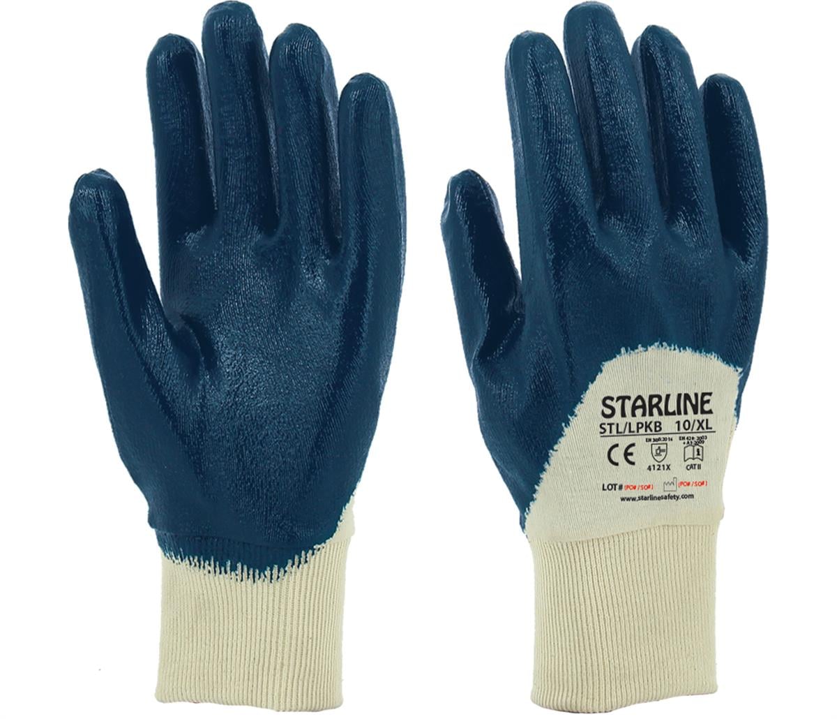 Starline STL/LPKB Mavi Nitril Eldiven 10 