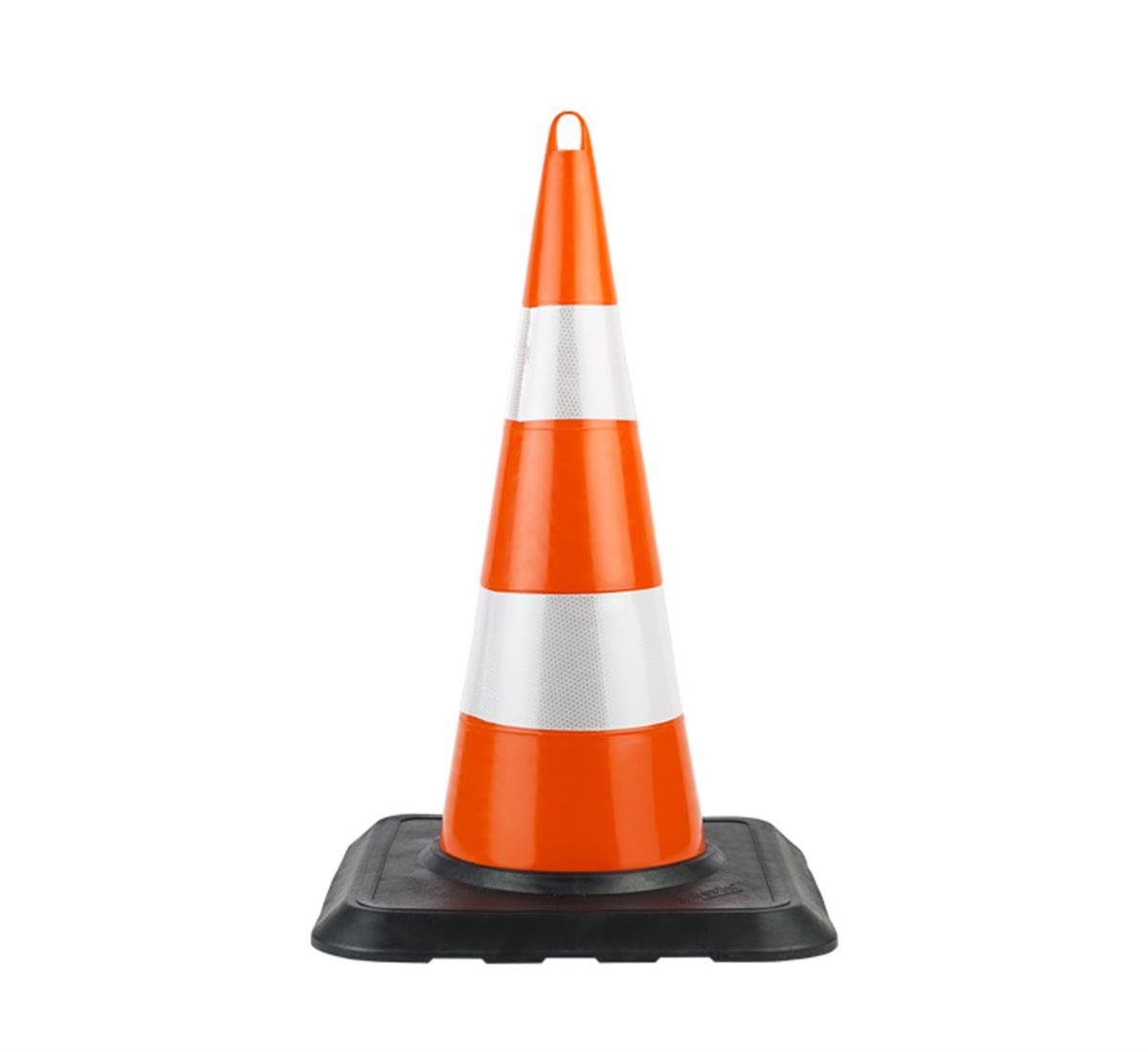 UT 5012 90'lık Kırılmaz Trafik Konisi Ağırlıklı (Çift Reflektifli)  