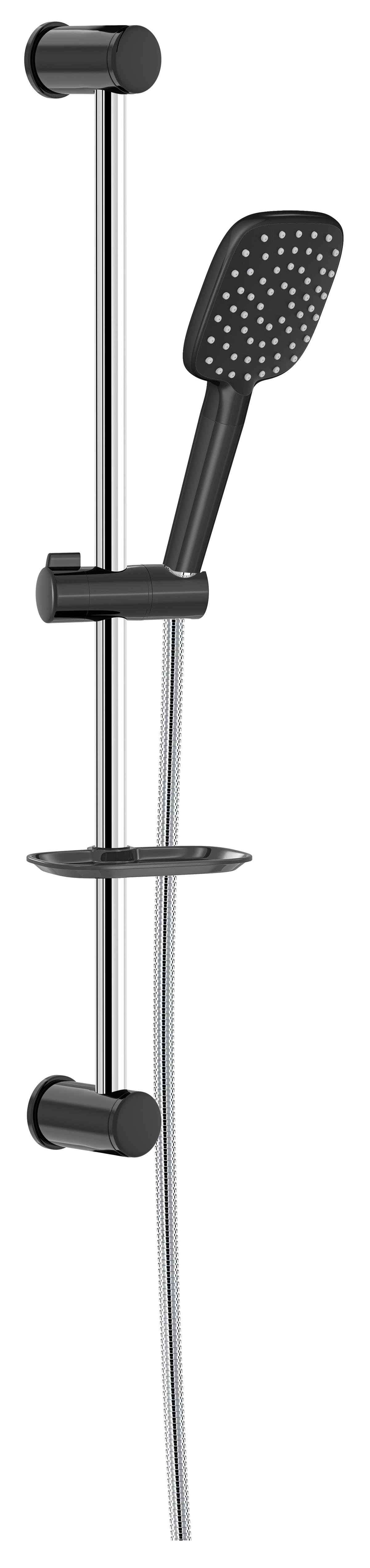 Valtemo Aqua Black Sliding Duş Seti