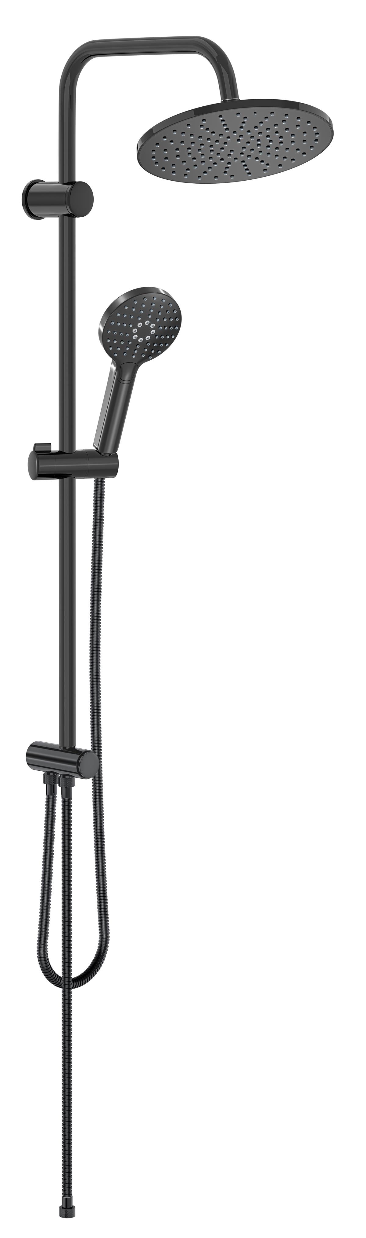 Valtemo Rainmax Mat Black Rain Duş Seti