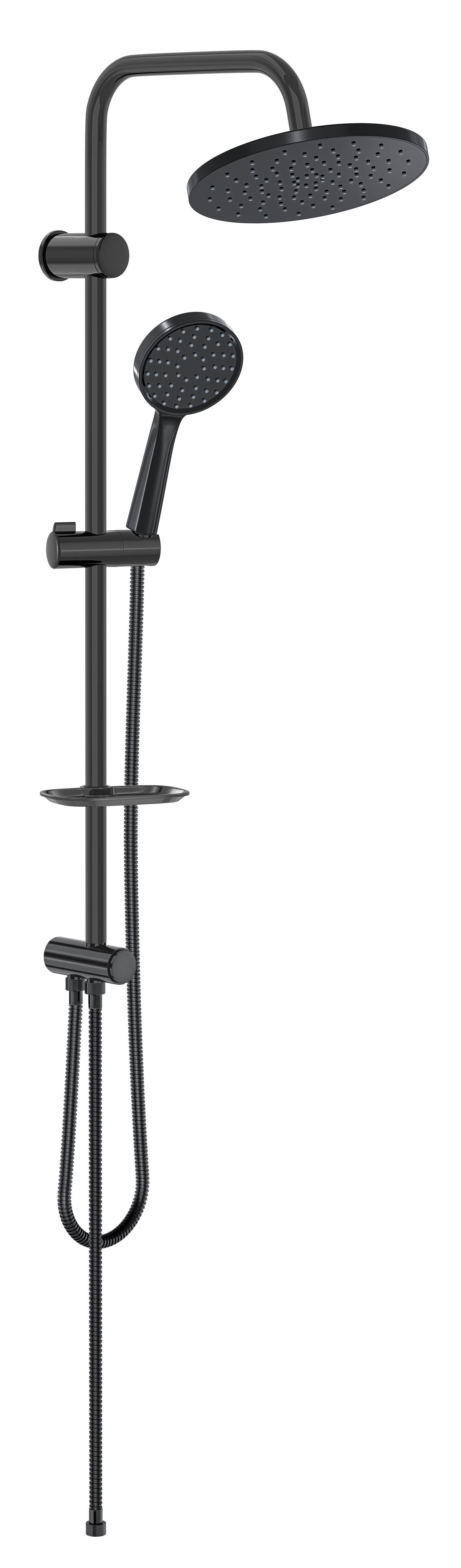 Valtemo VS-2269 Grando Jet Black Rain Duş Seti (12)