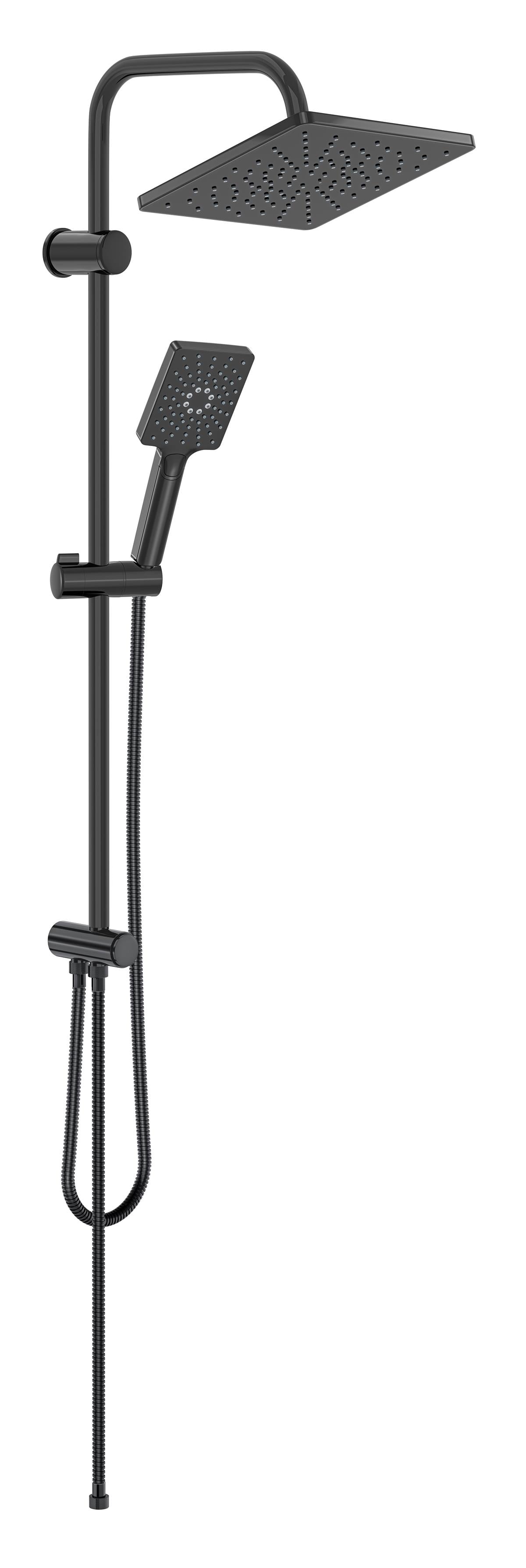 Valtemo VS-2654 Maxima Mat Black Rain Duş Seti (19)