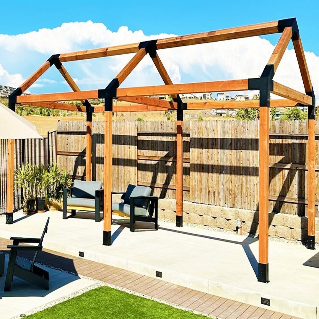 Venina Home Çift Bölümlü Açık Çatılı Pergole VHPÇT1002