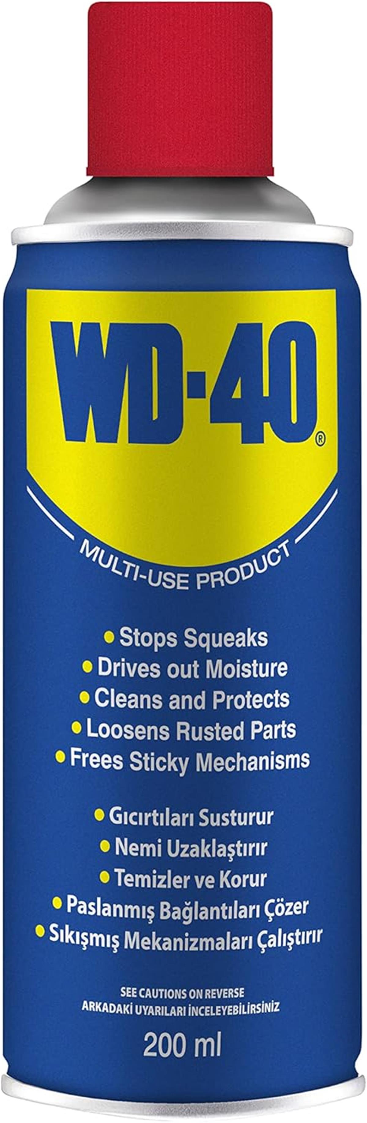 WD-40 Yağlayıcı ve Pas Sökücü 200 ML