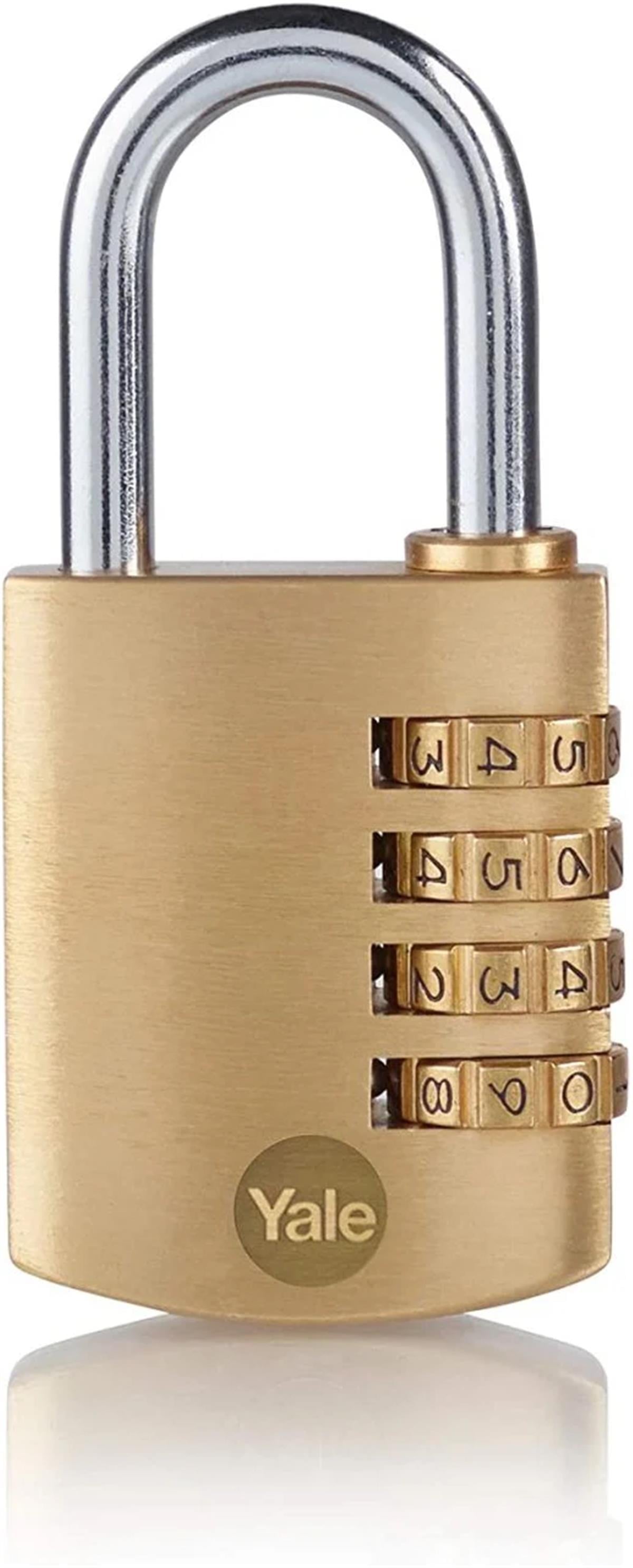Yale Şifreli Pirinç Asma Kilit 40 mm Y150401301