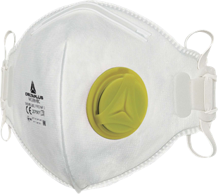 Delta Plus M1200VB FFP2 Ventilli Katlanır Maske (10 Adet)  