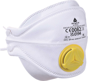 Delta Plus M1205V FFP2 Ventilli Maske (10 Adet)  