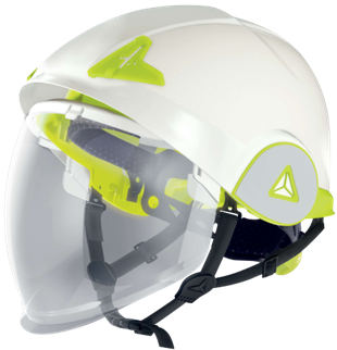 Delta Plus Onyx Vizörlü Çift Katmanlı Elektrikçi ve Dökümcü Bareti  