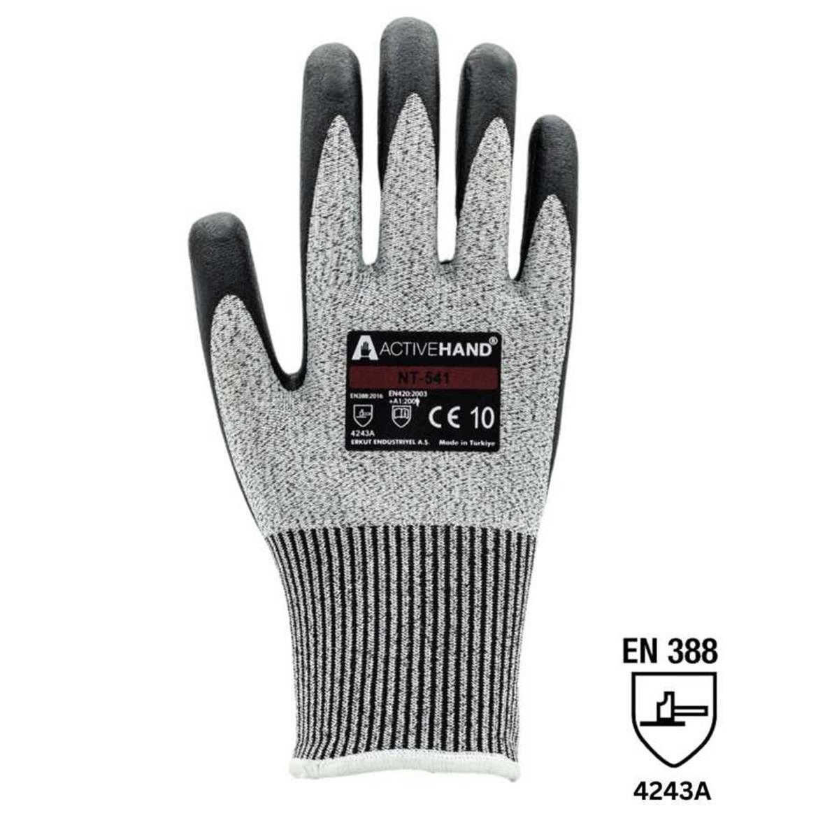 Activehand NT-541 Köpük Nitril Kesilme Dirençli Eldiven 8 