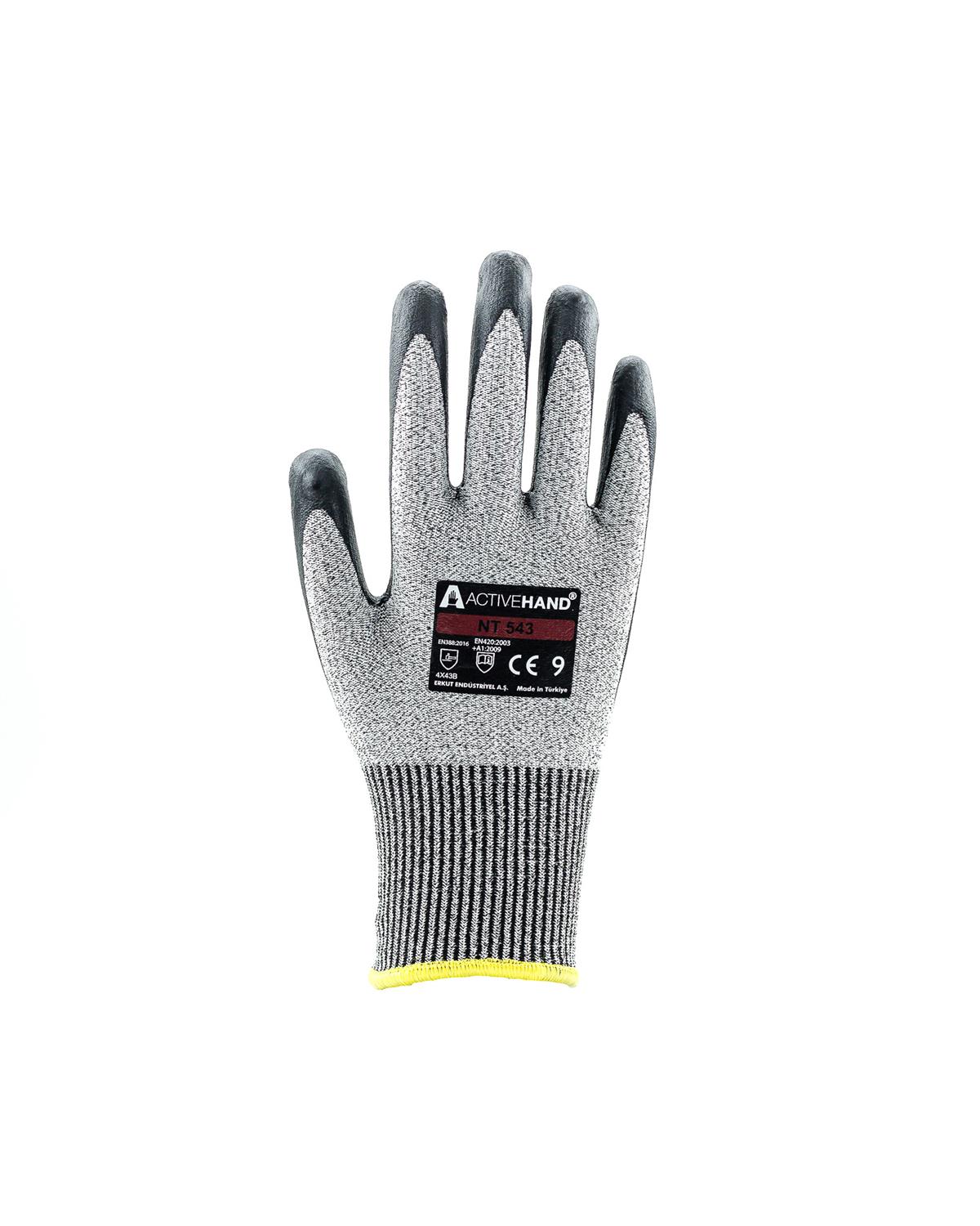 Activehand NT-543 Köpük Nitril Kaplı Kesilme Dirençli Eldiven 7 