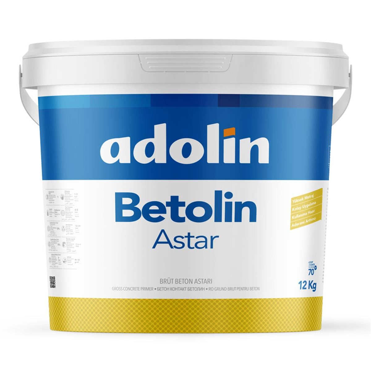 Adolin Betolin Brüt Beton Astarı 12 KG