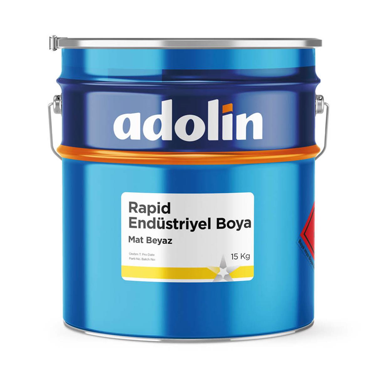 Adolin Rapid Endüstriyel Boya Mat Siyah 0.75 LT