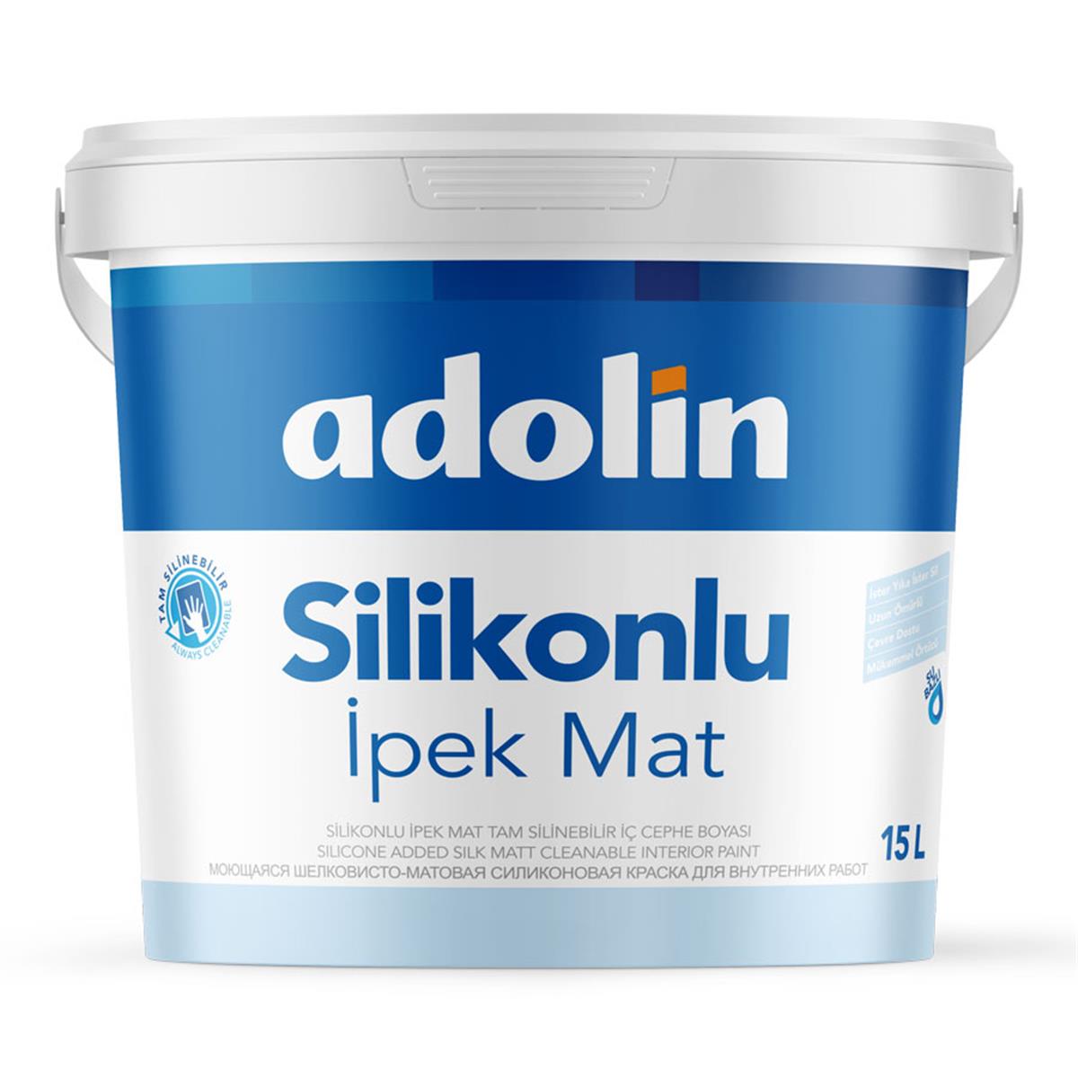 Adolin Silikonlu İpek Mat Tam Silinir 2.5 LT