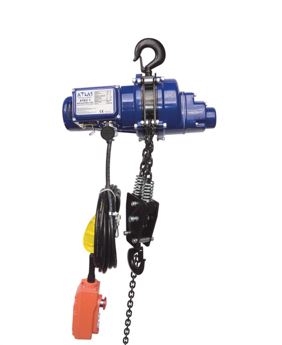 Atlas ATEC1 1 Ton 6 MT Mini Elektrikli Zincirli Vinç