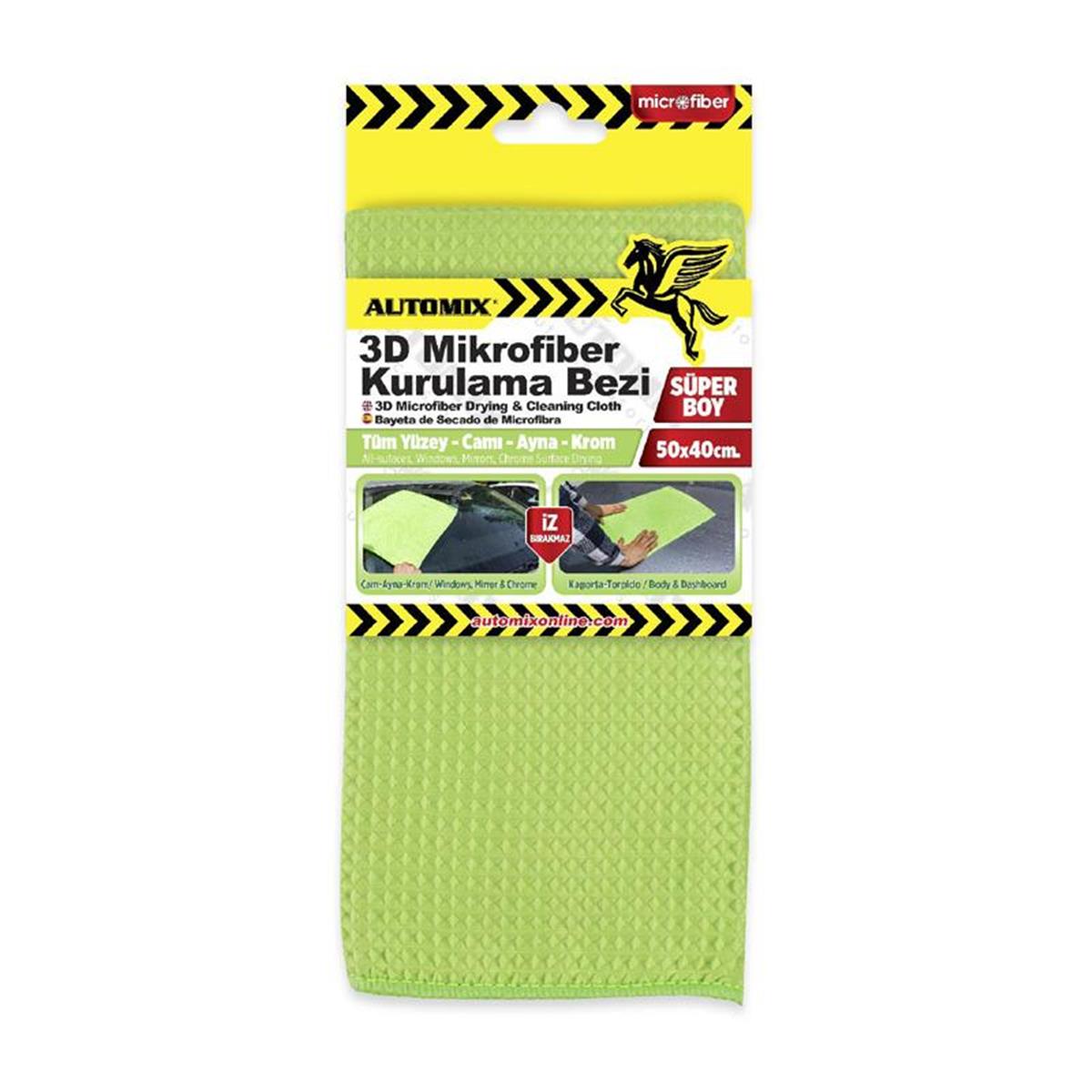 Automix 3D Mikrofiber Kurulama Bezi