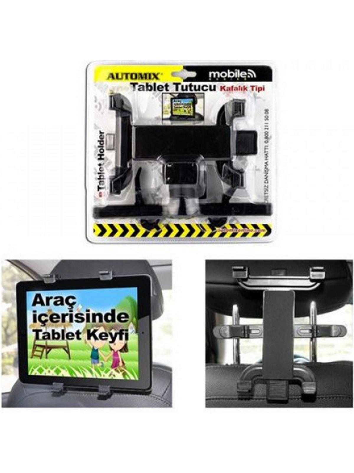 Automix IPad + Tablet Tutucu Kafalık Tip