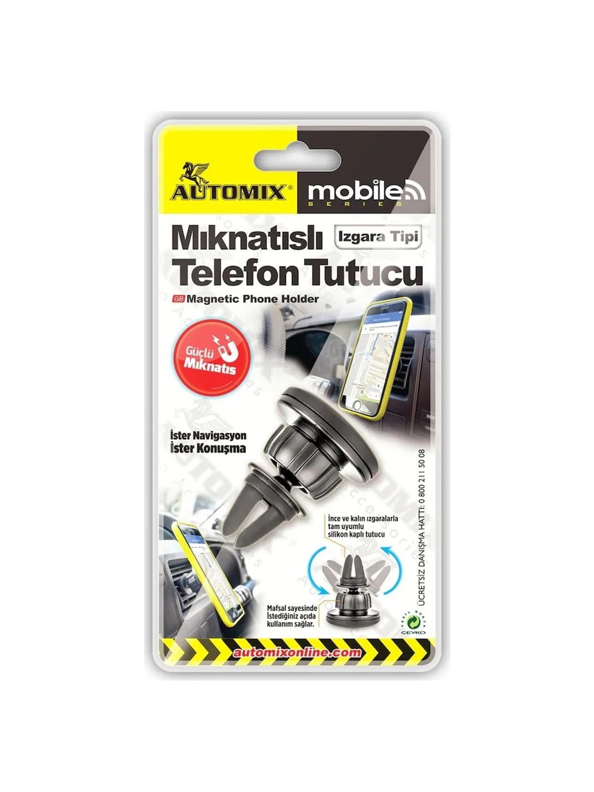 Automix Manyetik Telefon Tutucu Izgara Tipi 41158