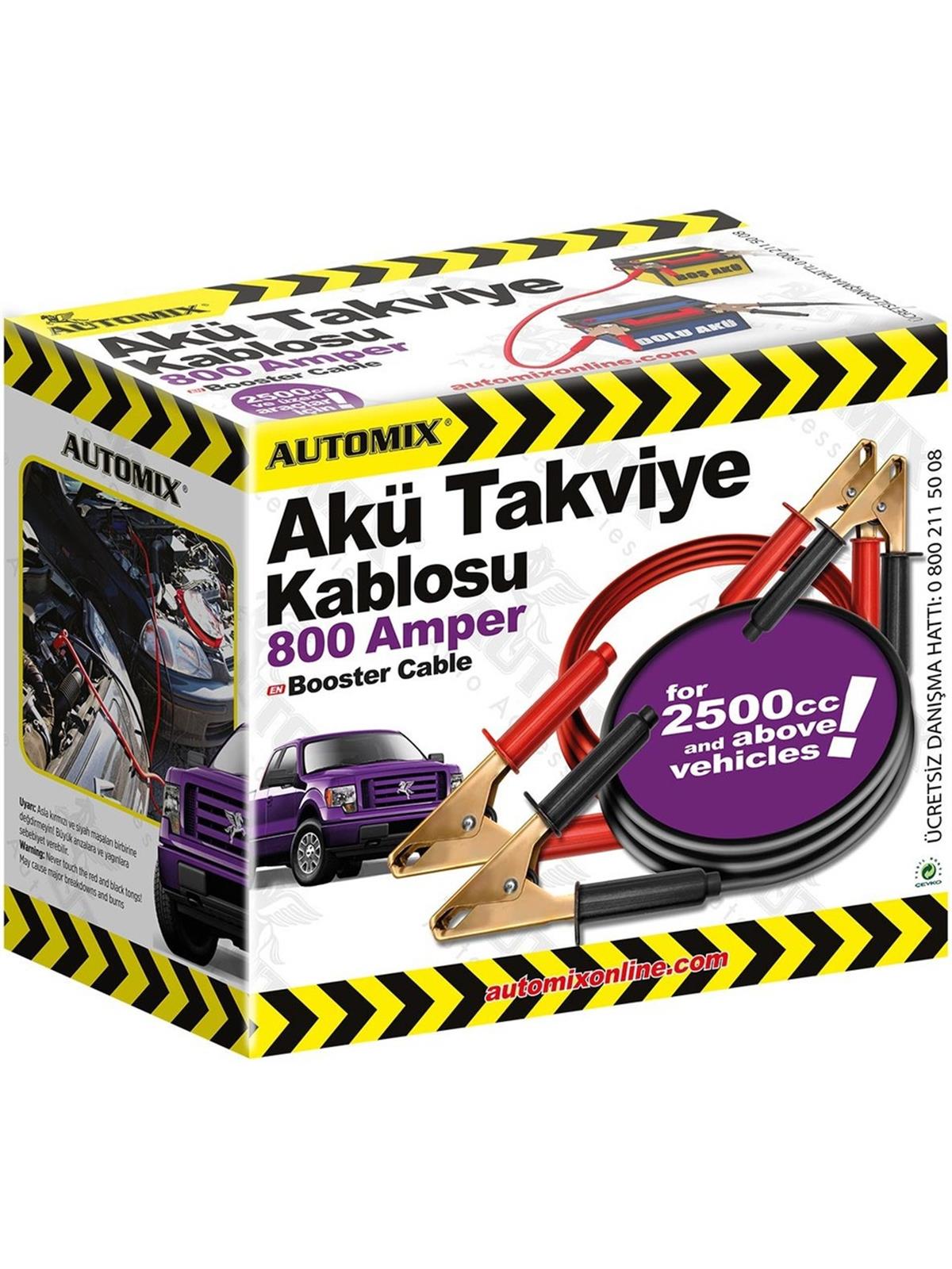 Automix Takviye Kablosu 800 Amp Kutulu
