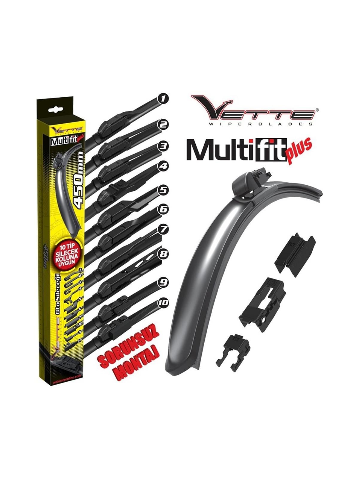 Automix Vette Plus Multifit Silecek