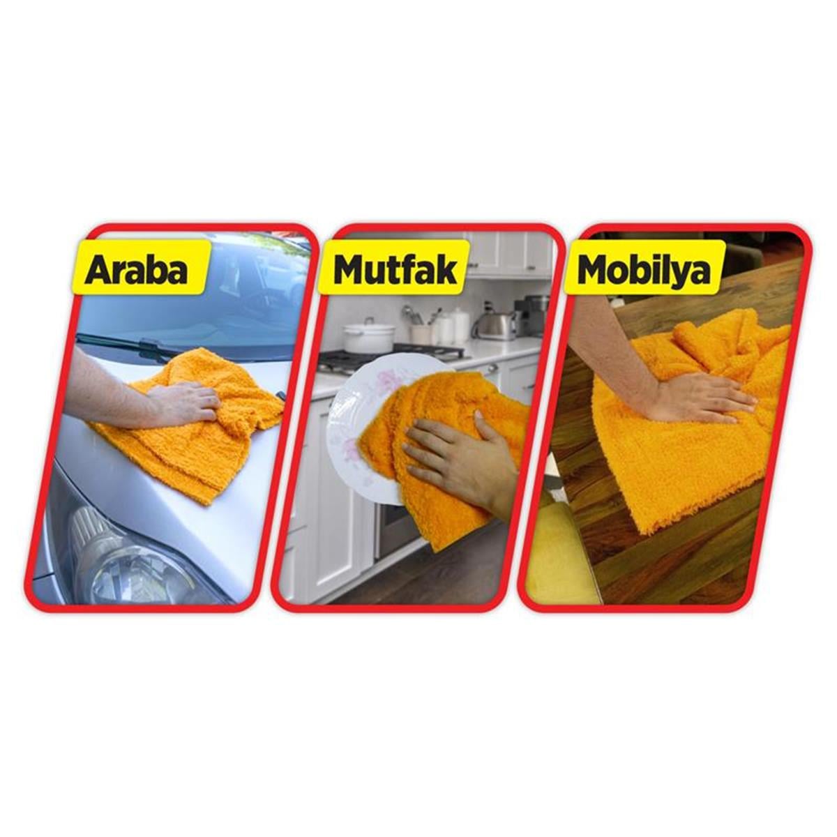 Automix Yüzey Parlatma Bezi 50x50