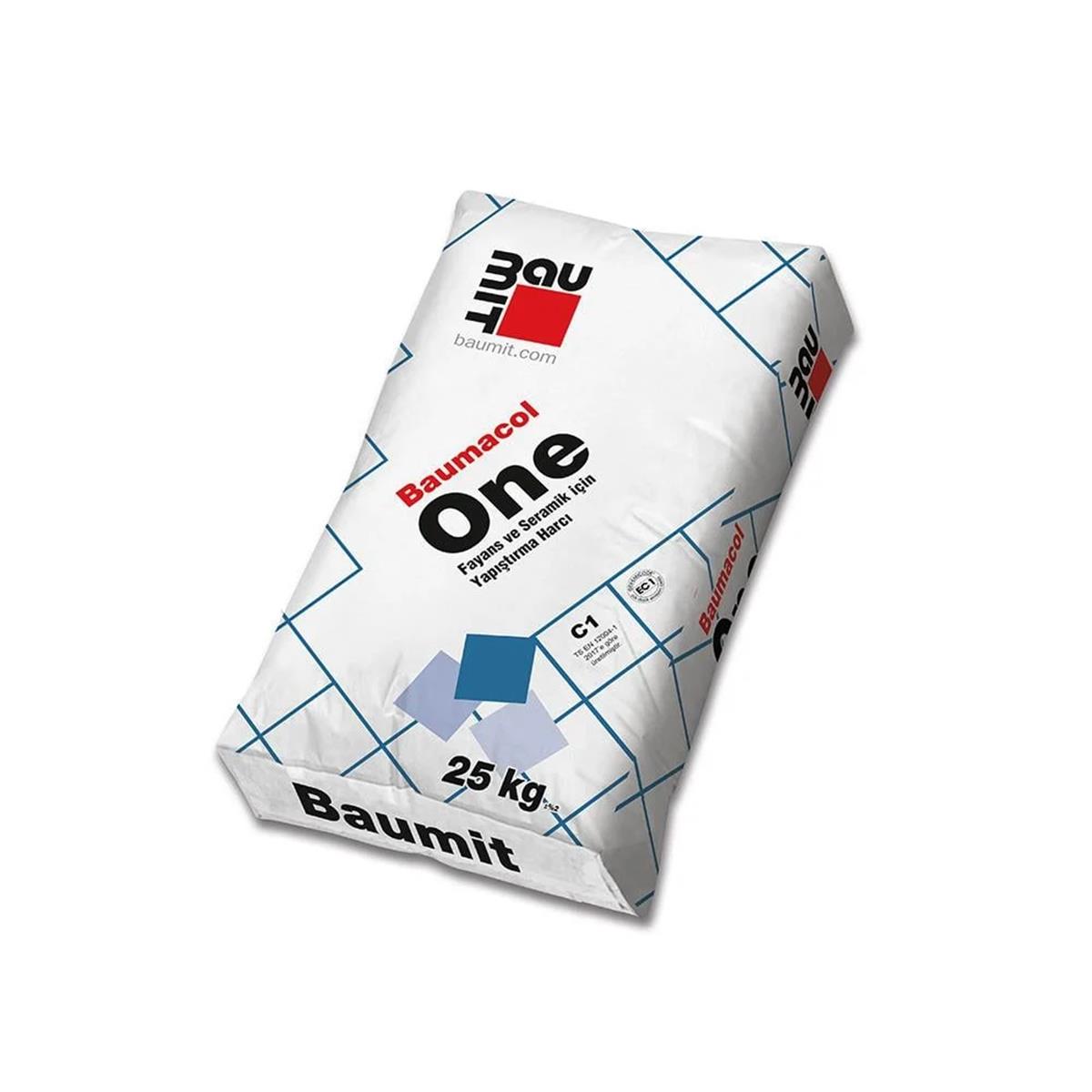 Baumit One Seramik Yapıştırıcı Gri 25 KG / 60'lı Palet
