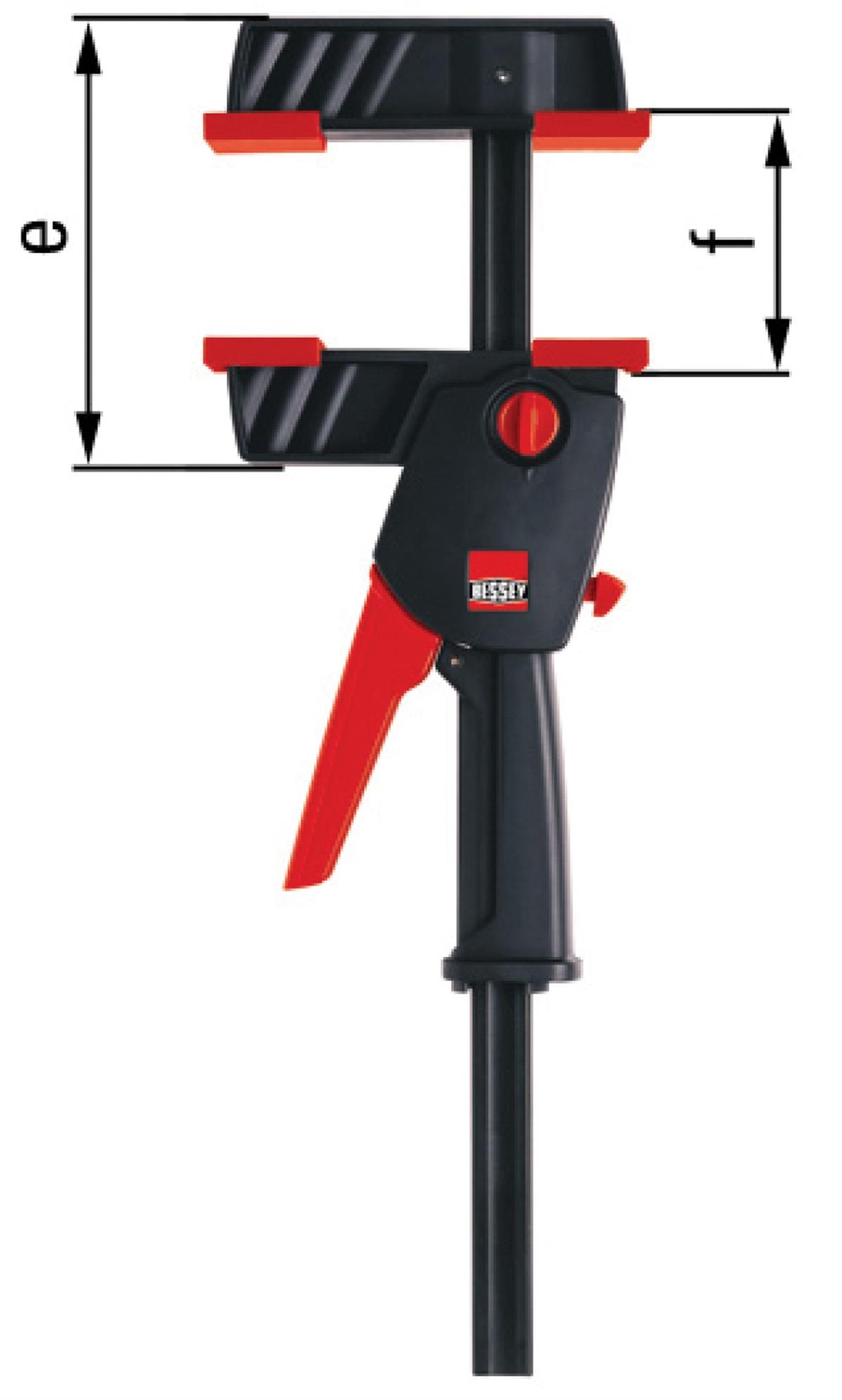 Bessey DUO30-8 Cırcır Mekanizmalı Tek El İşkence (İç-Dış)