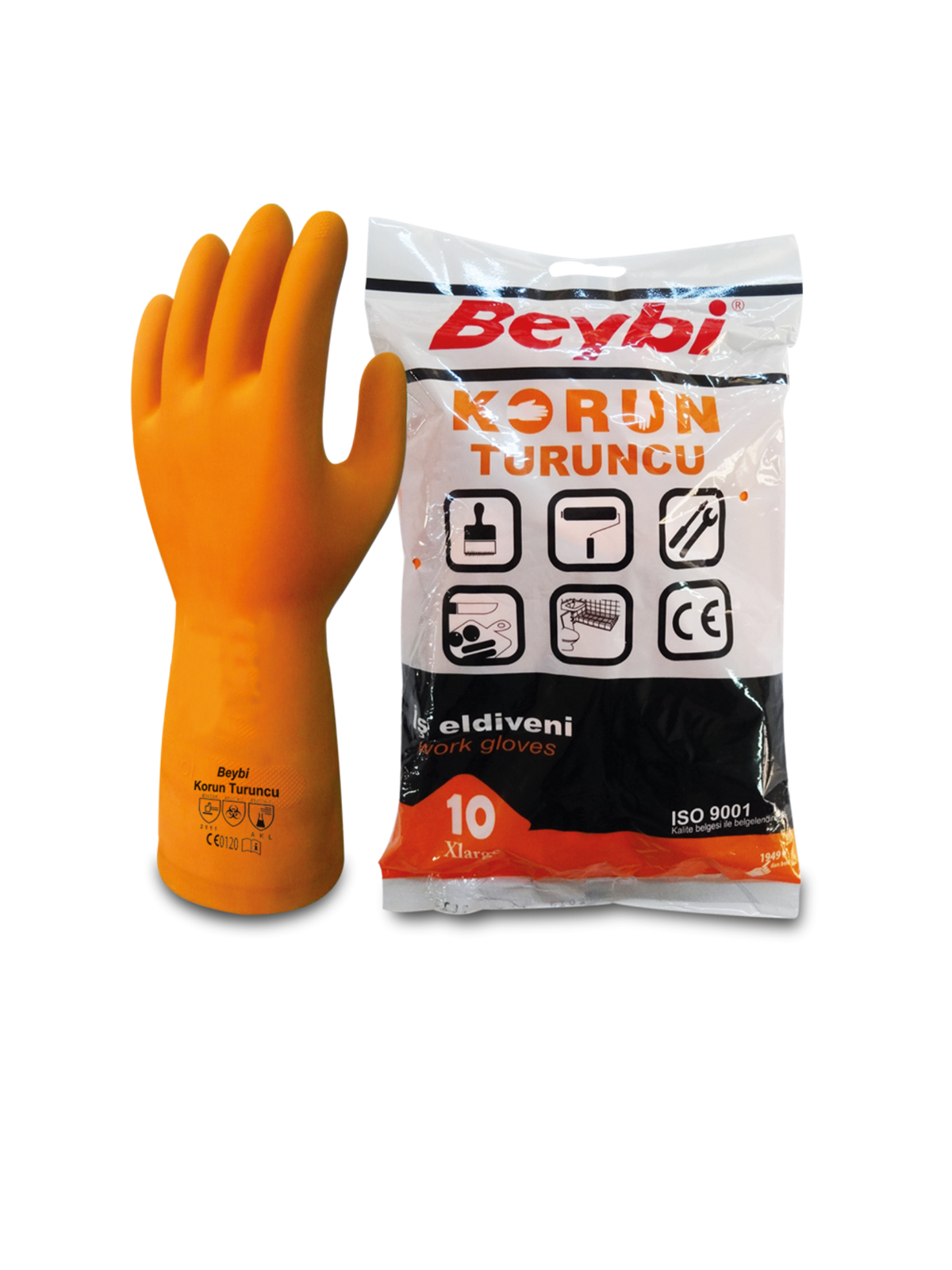 Beybi Korun Turuncu Eldiven 10 