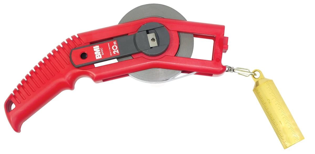 BMI 509314030L Saplı Paslanmaz Çelik Metre 30MT