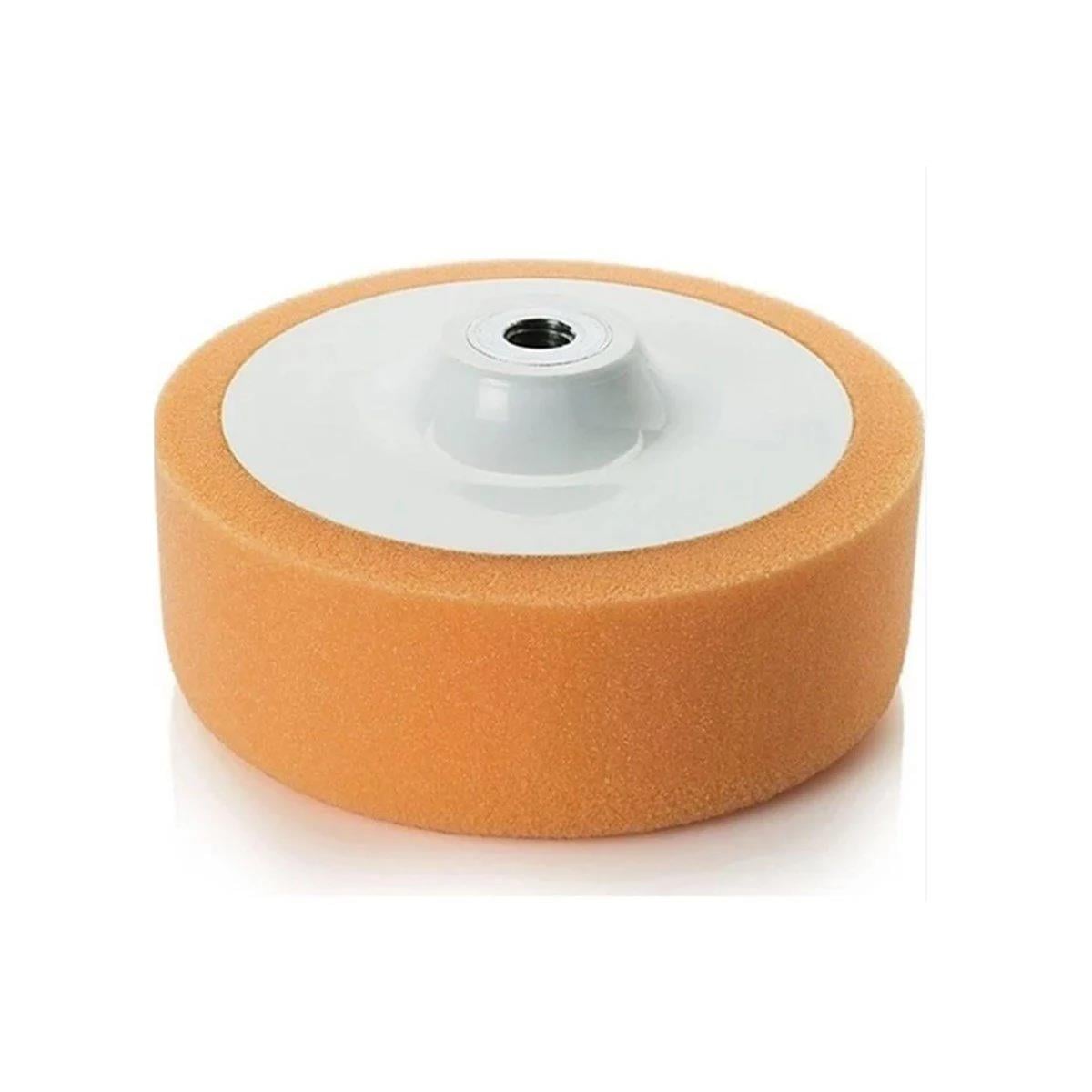 Dekor 1057 Turuncu Pasta Polisaj Süngeri (Vidalı) 15 CM