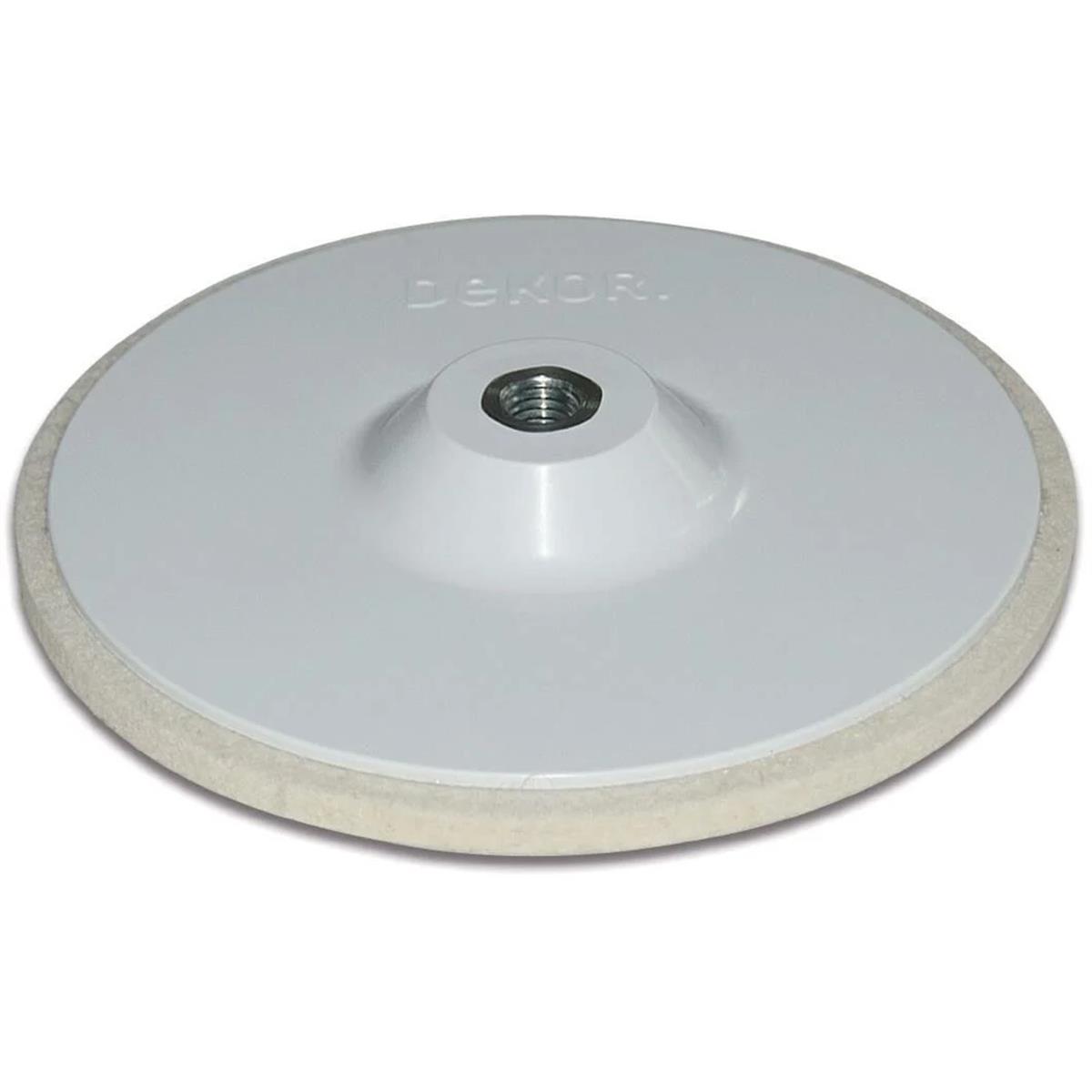 Dekor 1258 Saf Yün Mermer Polisaj Keçesi 18 CM