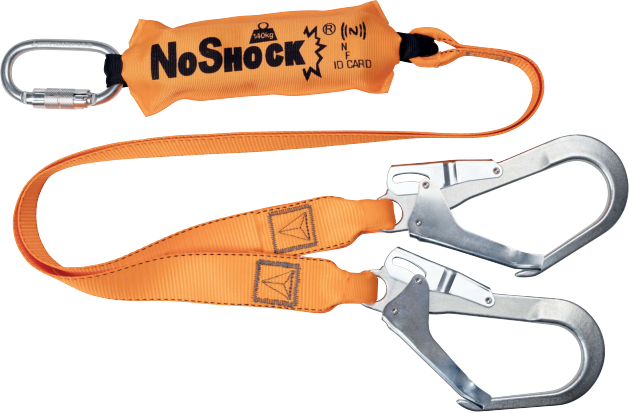 Delta Plus AN213150ZDD Çift Kollu Şok Emicili Lanyard 1.5 MT  