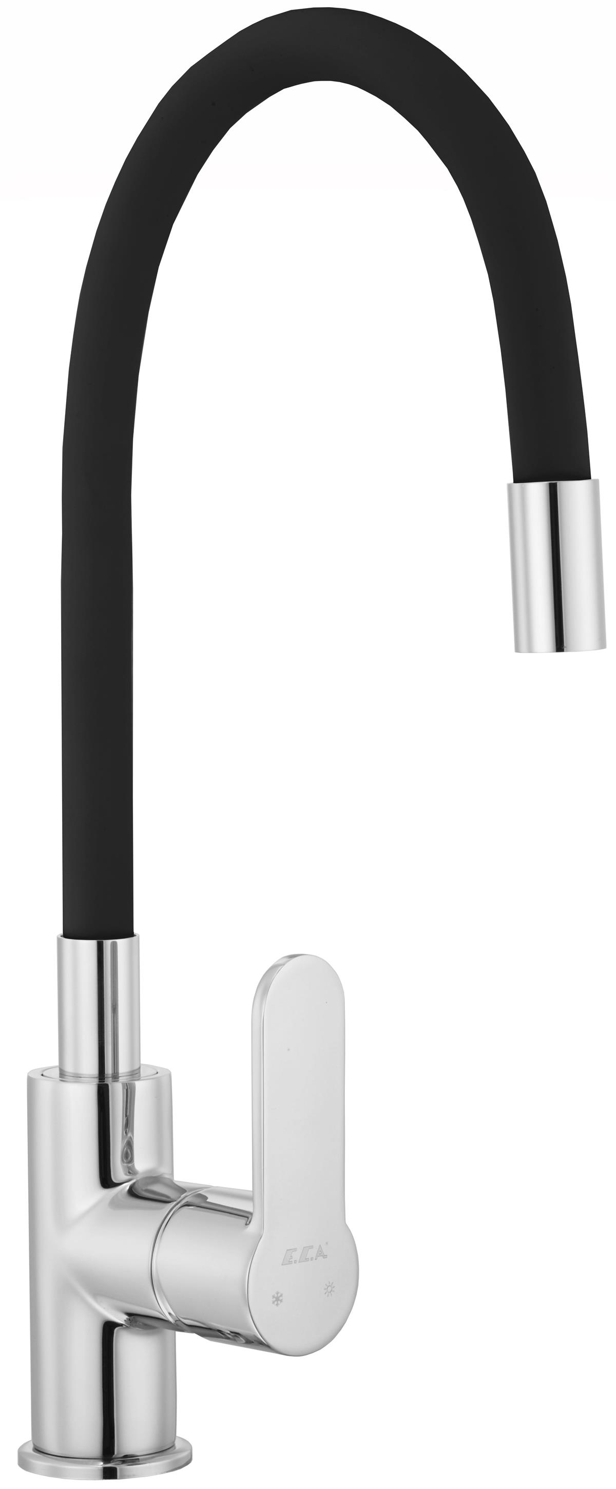 E.C.A. Nıta Esnek Uçlu Evye Bataryası Siyah