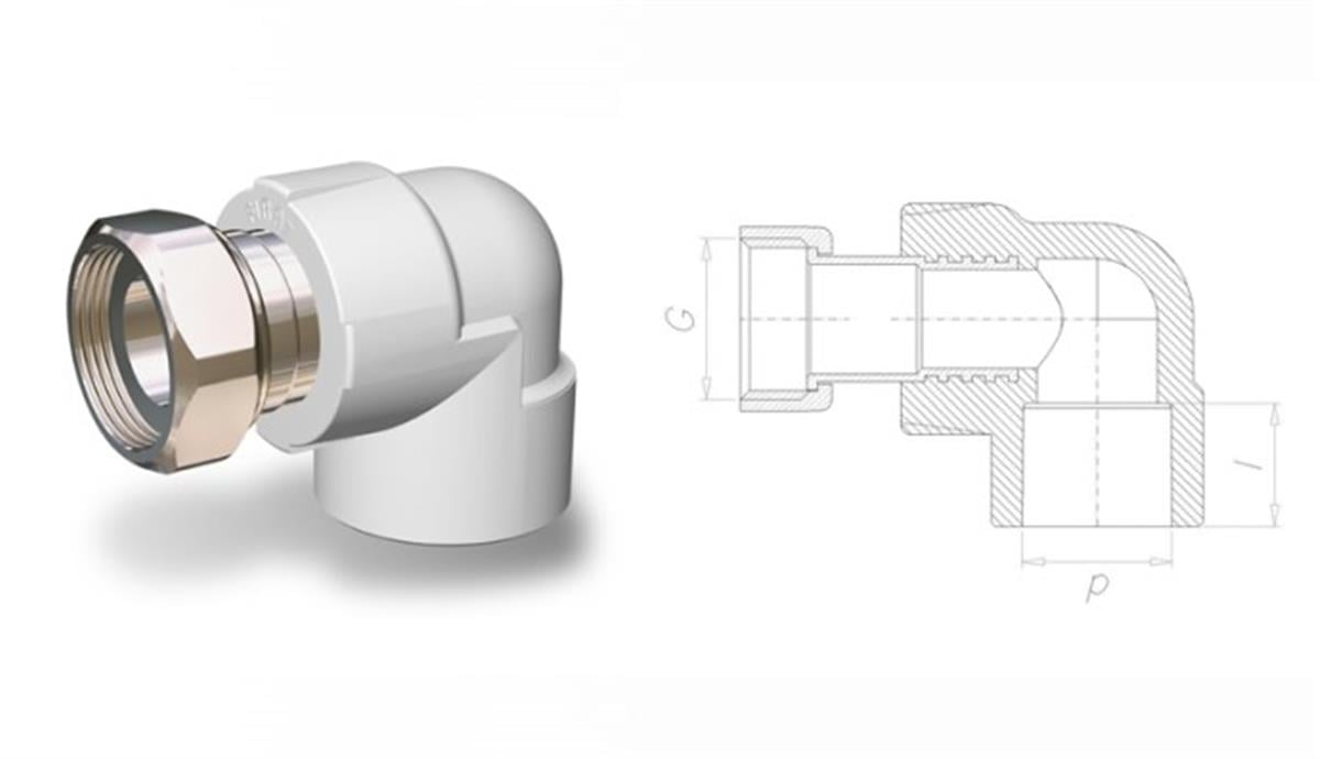 Fırat PPRC Döner Başlıklı Dirsek