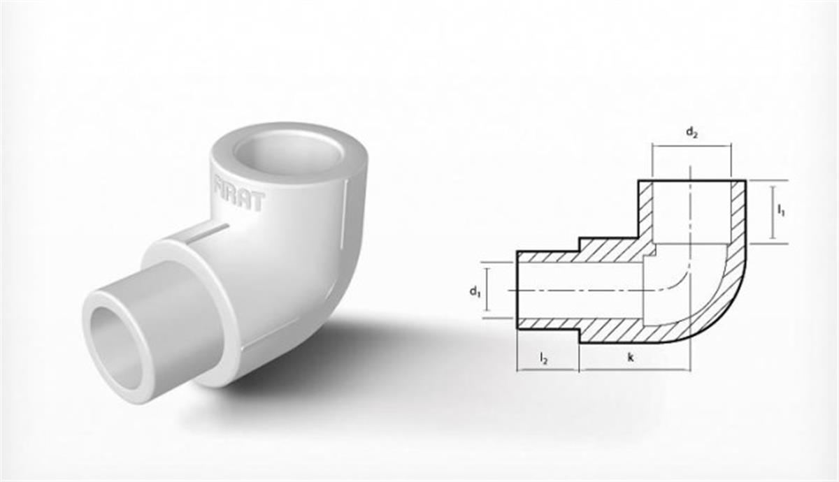 Fırat PPRC Kuyruklu Dirsek 90°