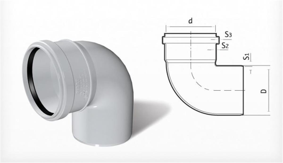 Fırat PVC Kapalı Dirsek