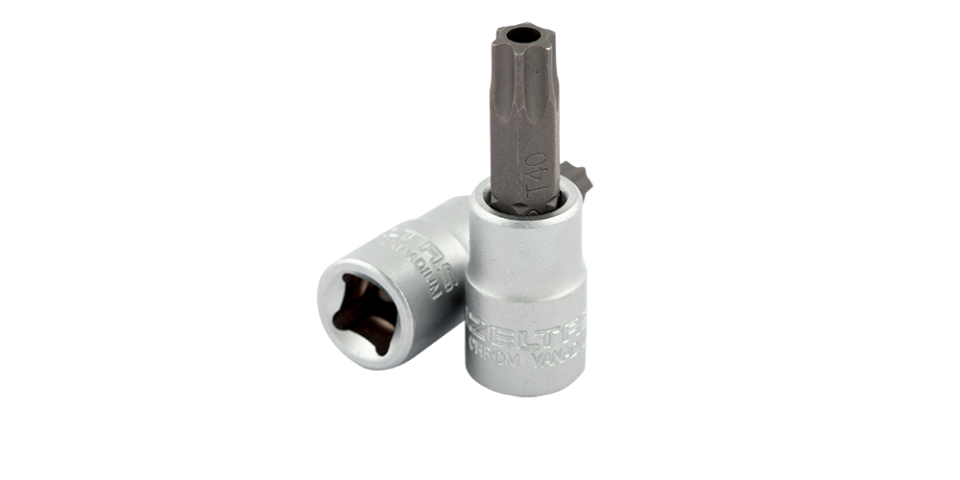 İzeltaş 1/4'' Lokmalı Star Delikli Torx Uç