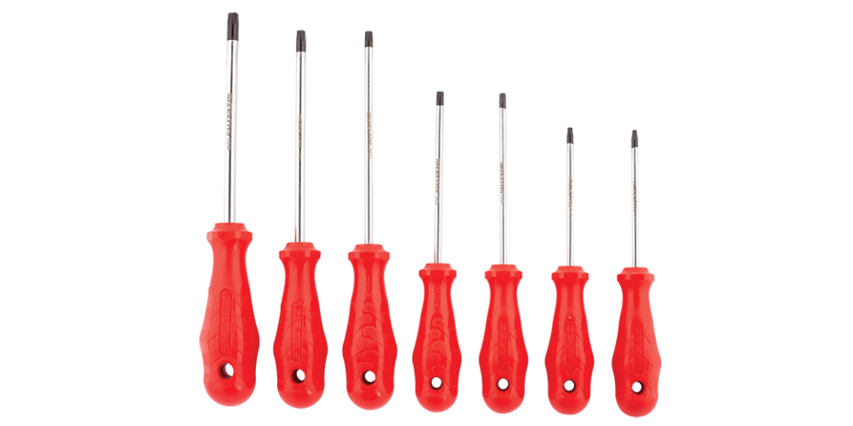 İzeltaş Delikli Torx Uçlu Tornavida Seti 7 Parça