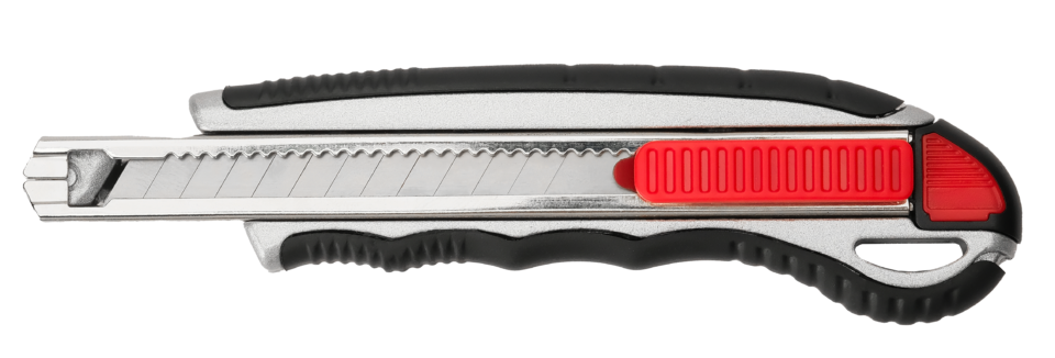 İzeltaş Pro Metal Gövde Maket Bıçağı Otomatik Yüklemeli 5 Yedekli 9mm