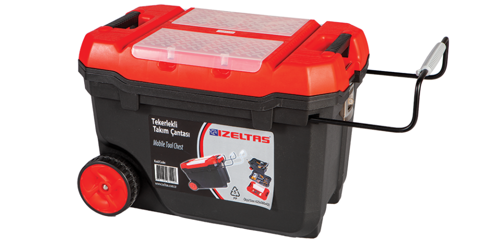 İzeltaş Tekerlekli Plastik Takım Çantası 28''