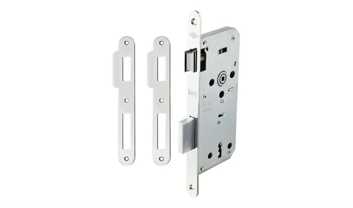 Kale İç Kapı Gömme Kilidi 141 R 45 mm Oval Krom