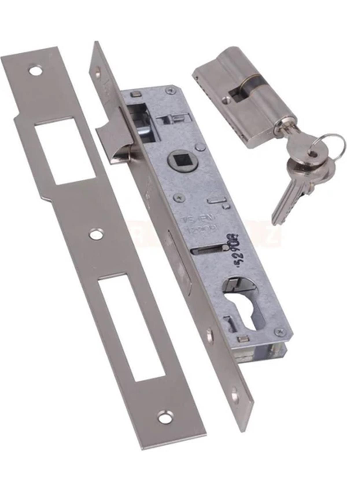 Kale Silindirli Daire Kilidi Dilli 153/30 mm Nikel