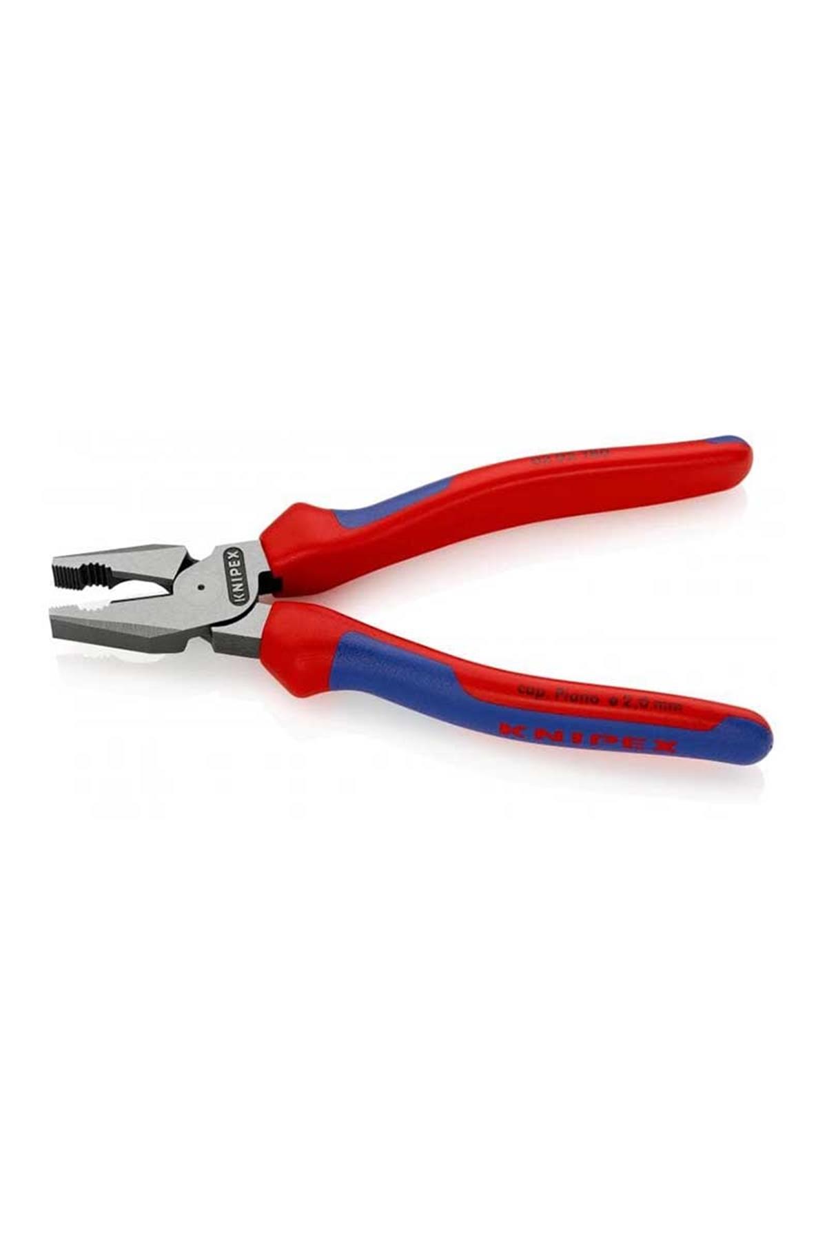 Knipex 02 02 180 Ağır Hizmet Kombine Pense