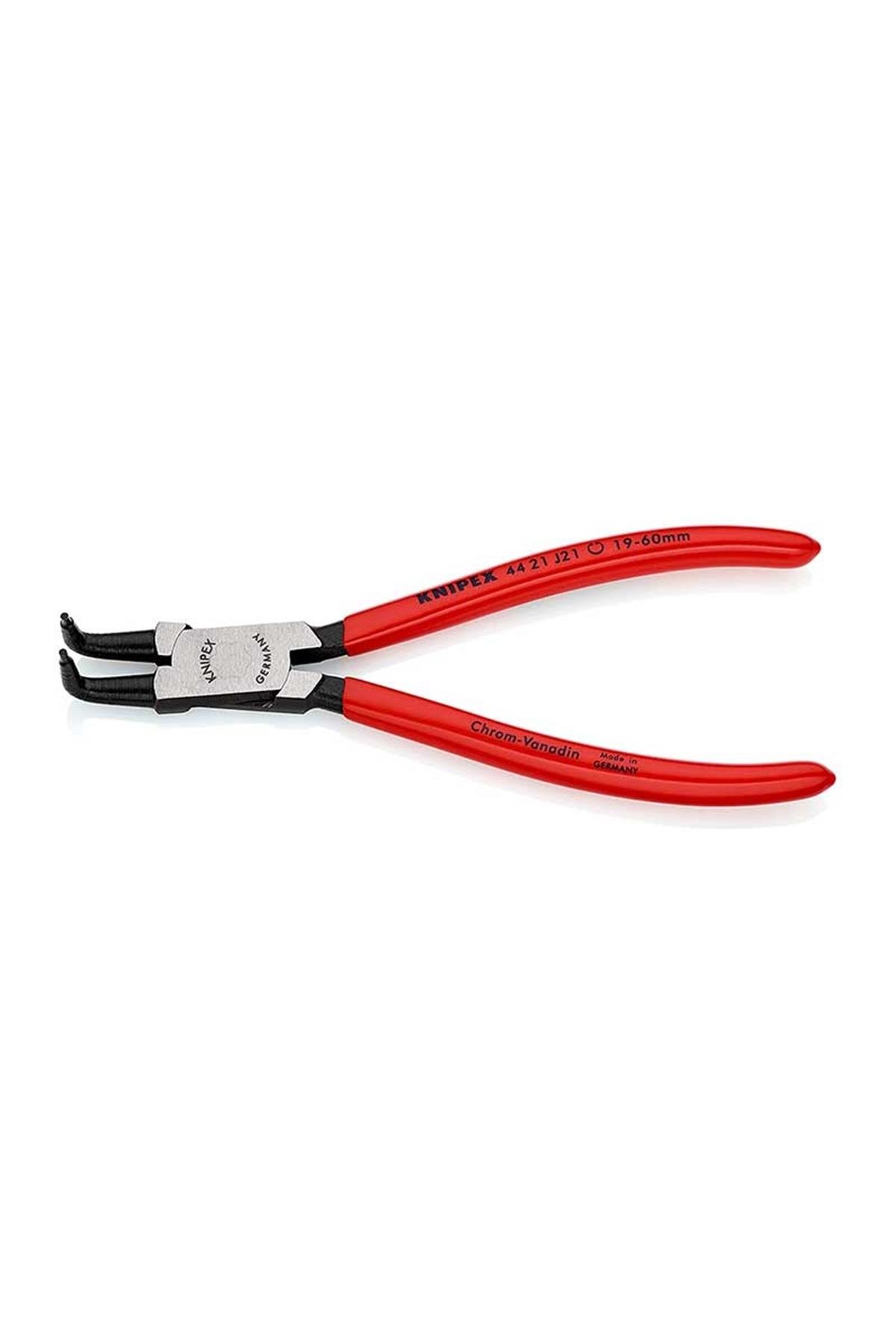 Knipex 44 21 J21 Eğri 90° İç Segman Pensesi