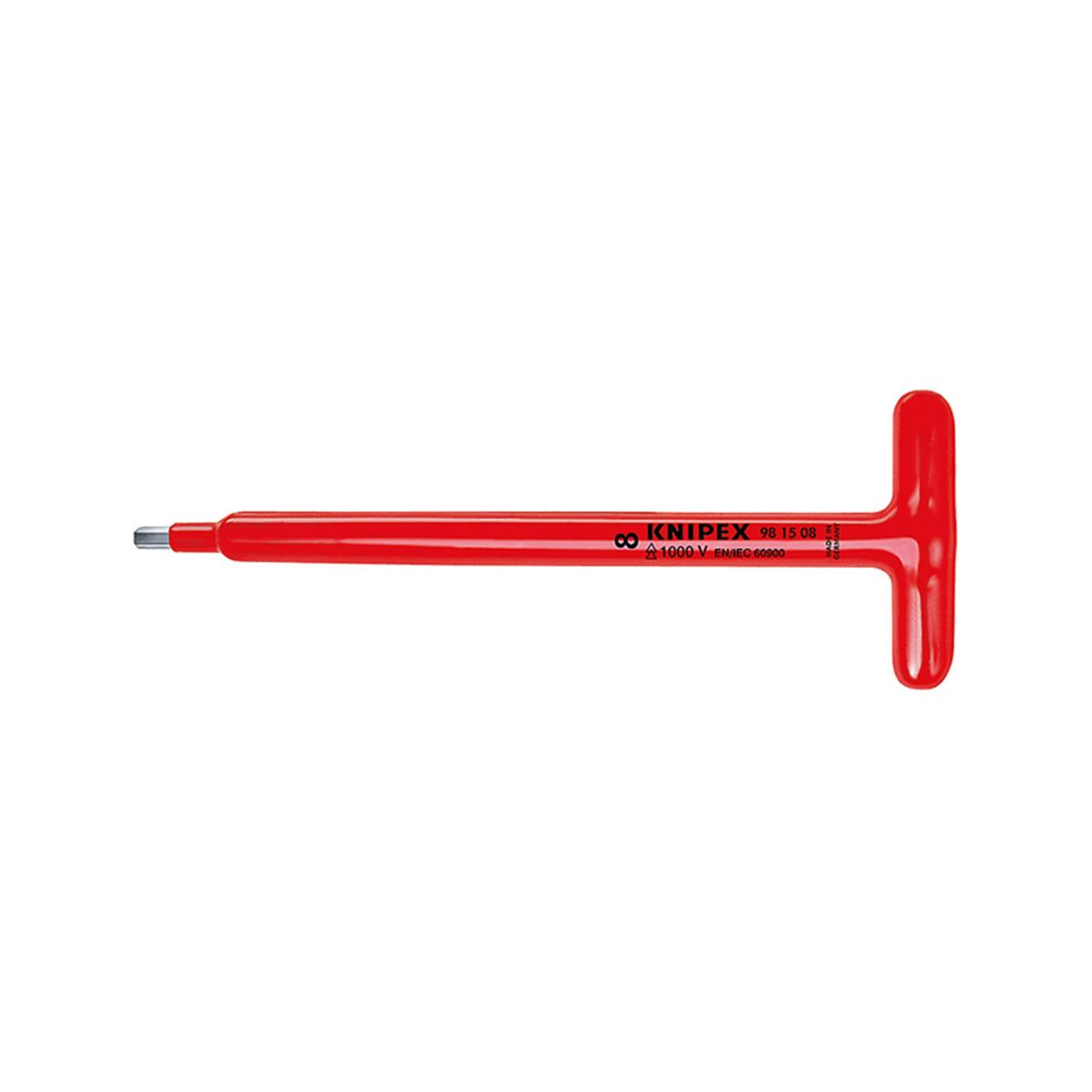 Knipex 98 15 05 Altıköşe İzoleli T Allen Anahtar 5 mm