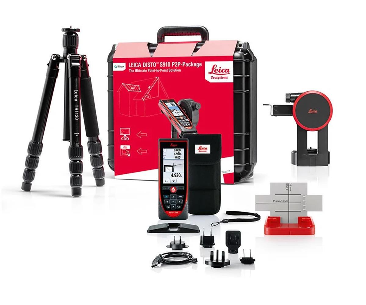 Leica Disto S910 P2P Full Set Kameralı Lazer Metre Set (300 MT)