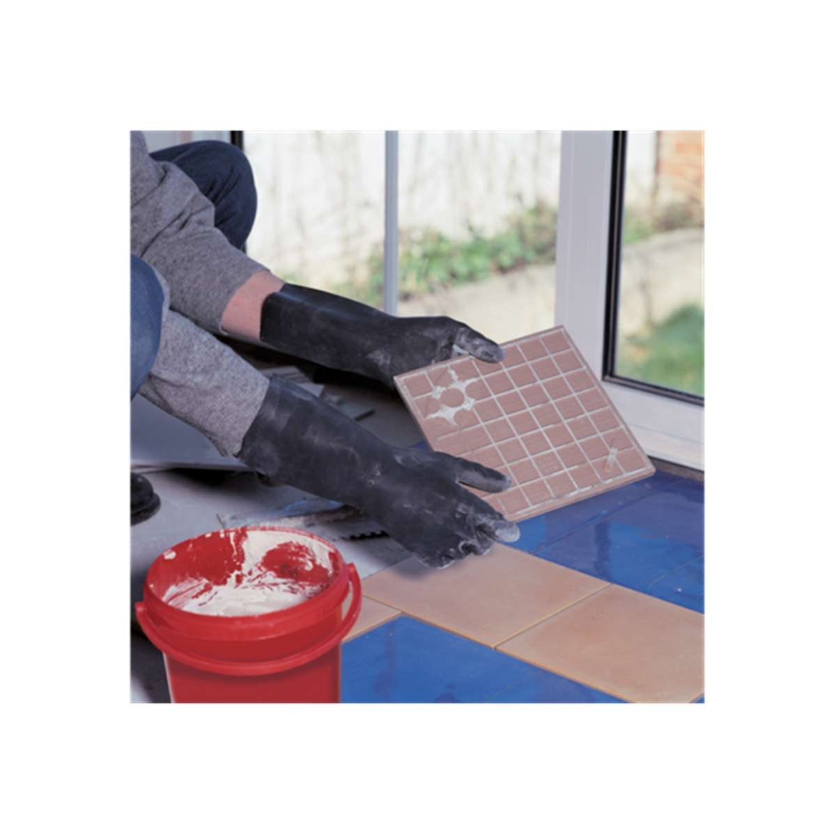 Mapa Techni-Mix 415 Kimyasal Dirençli Lateks Eldiven  