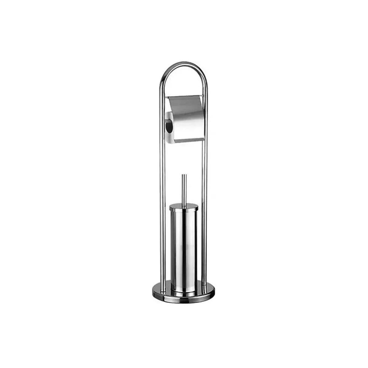 Maxiflow Ayaklı WC Fırçalık Set Krom