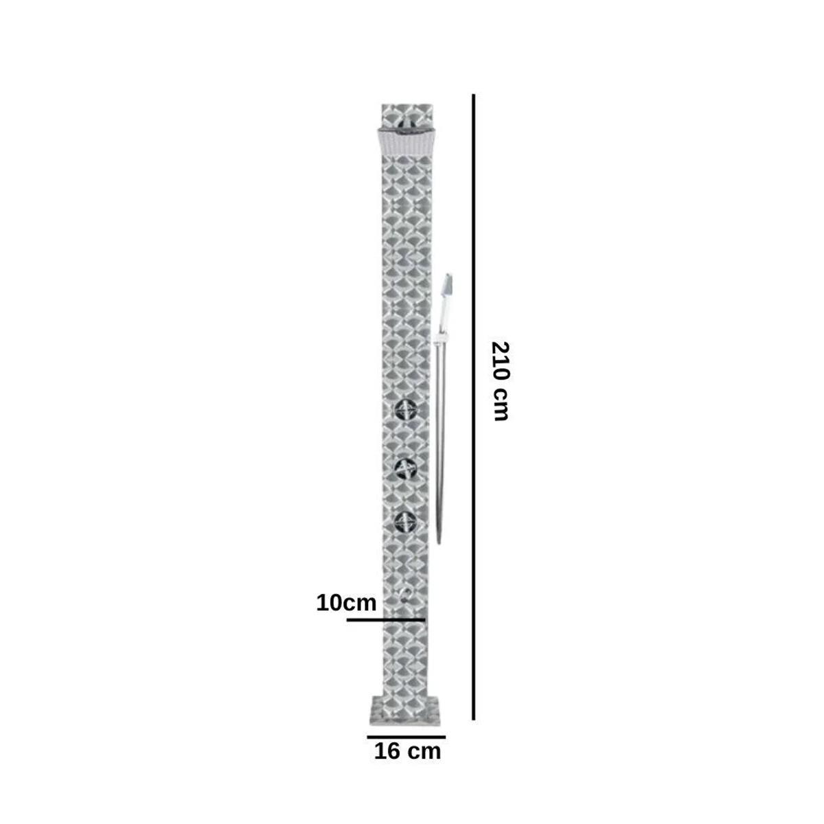 Maxiflow Pasifik Duş Kolonu Desenli 16x10x210 cm