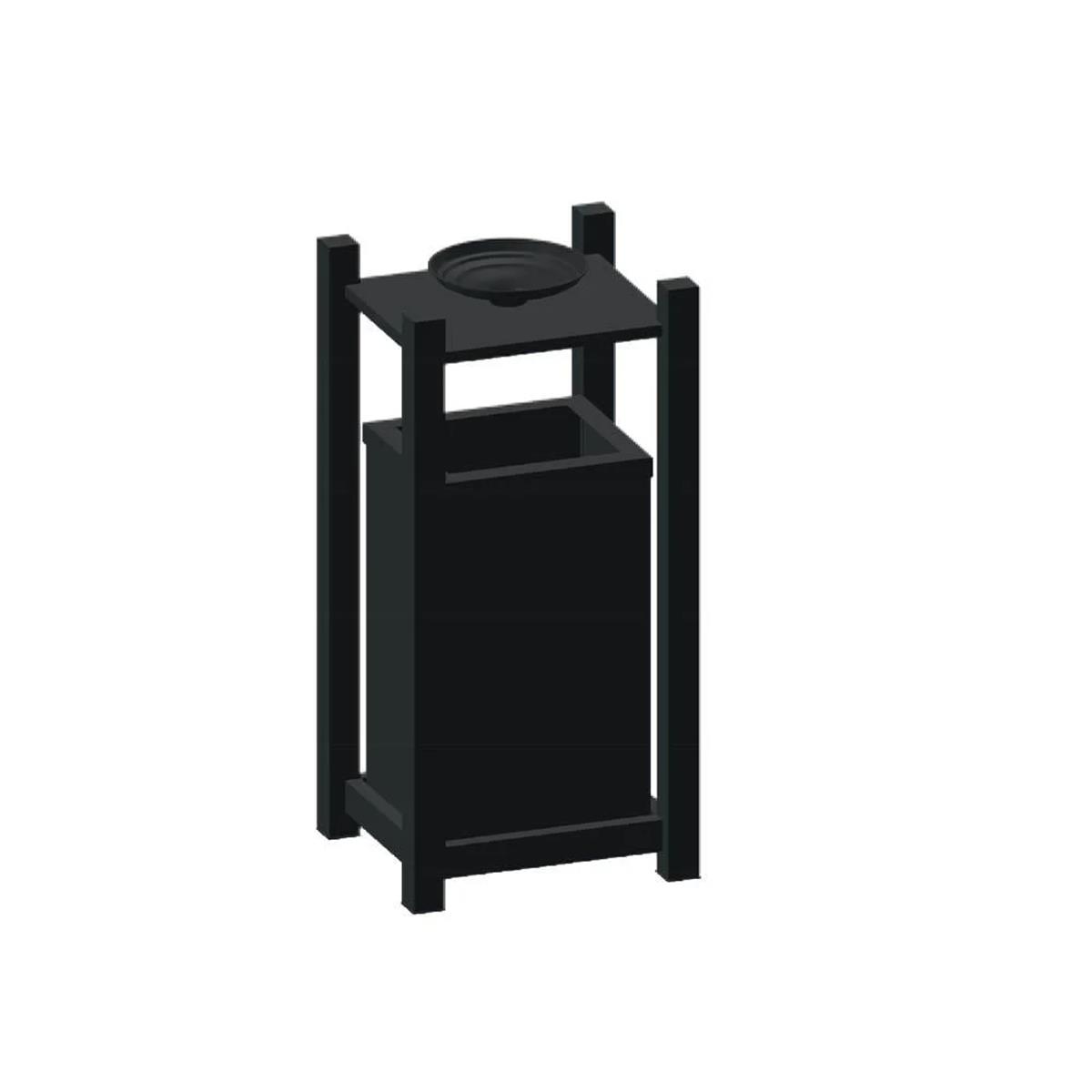 Maxiflow Taslı Kafes Tipi Çöp Kovası 36 LT DKP