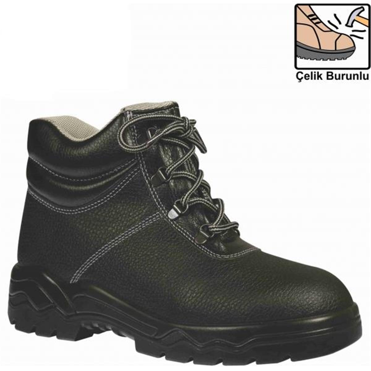 Mekap Ecolux 072R Çelik Burunlu Deri Bot 40 